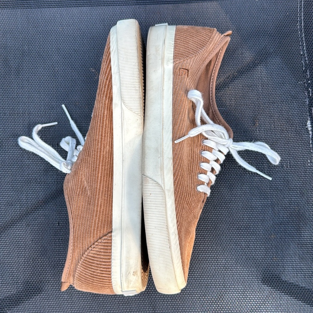 Everlane Corduroy Sneakers in Brown Sz 11 - Picture 6 of 11